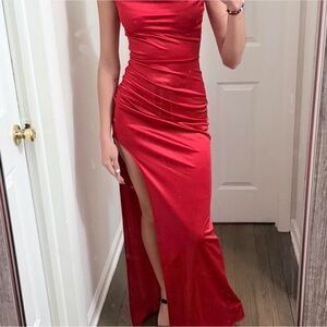 Elegant Red Evening Gown